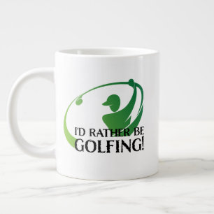Ik Geloof dat Golfen Leuk is Golfer Golf Moderne Q Extra Grote Beker