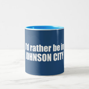 Ik Geloof Dat Ik Liever In Johnson City Tennessee Tweekleurige Koffiemok