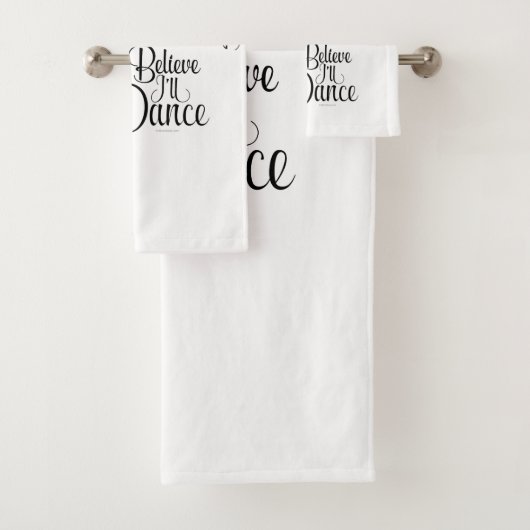 Ik geloof dat ik zal dansen bad handdoek (Insitu)