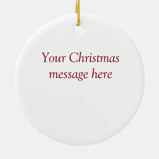 Ik geloof dat ik zal dansen keramisch ornament (Achterkant)