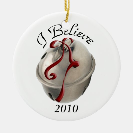 Ik geloof dat Ornament van Reindeer Bell (Voorkant)