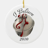 Ik geloof dat Ornament van Reindeer Bell (Achterkant)