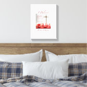 IK GELOOF GEDICHT CANVAS PRINT (Insitu (Slaapkamer))