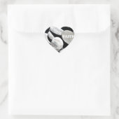 Ik geloof_ hart sticker (Tas)