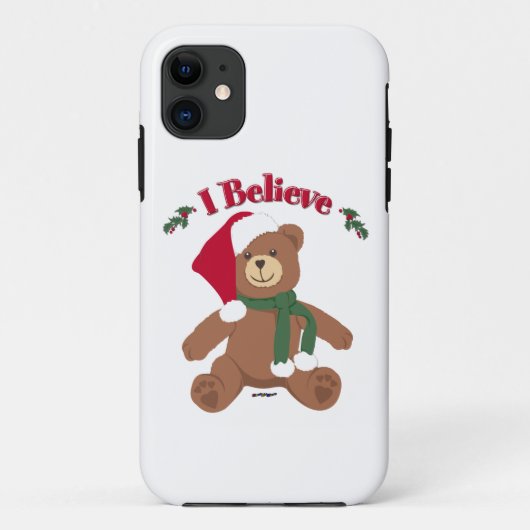 Ik geloof het! KerstTeddy Bear Case-Mate iPhone Case (Achterkant)