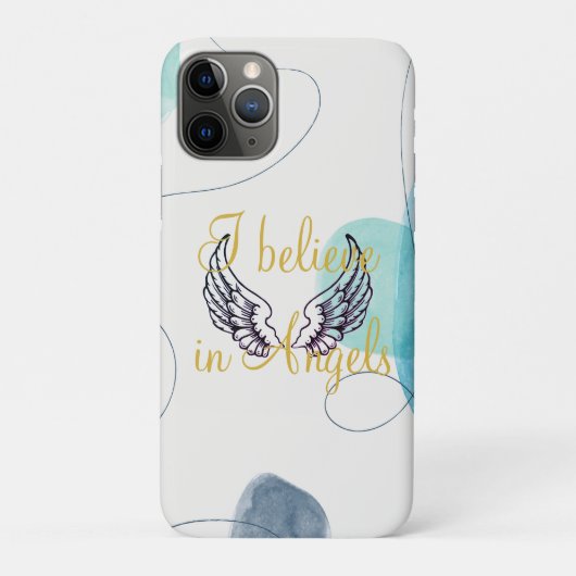 Ik geloof in Angels Abstract Terug Case-Mate iPhone Case (Achterkant)