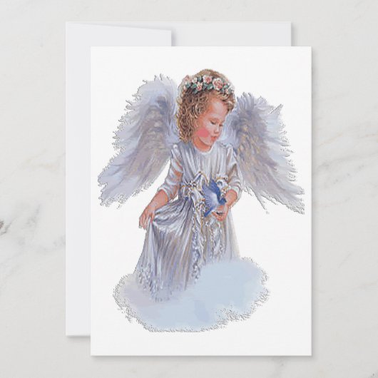 Ik geloof in Angels Feestdagenkaart (Voorkant)