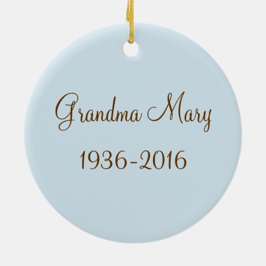 Ik geloof in Angels Memorial Keramisch Ornament (Achterkant)