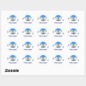 Ik geloof in Angels Ronde Sticker (Vel)