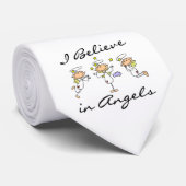 Ik geloof in Angels T-shirts en cadeautjes Stropdas (Opgerold)