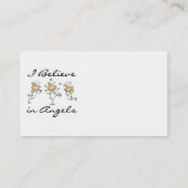 Ik geloof in Angels T-shirts en cadeautjes Visitekaartje (Achterkant)