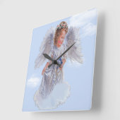 Ik geloof in Angels Vierkante Klok (Hoek)