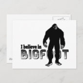 Ik geloof in BIGFOOT Briefkaart (Voorkant / Achterkant)