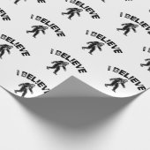 Ik geloof in Bigfoot Cadeaupapier (Hoek)