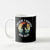 Ik geloof in Bigfoot en Beer Sasquatch T-shirt Koffiemok (Links)