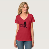 Ik geloof in Bigfoot Funny Sasquatch T-shirt (Voorkant volledig)
