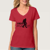 Ik geloof in Bigfoot Funny Sasquatch T-shirt (Voorkant)