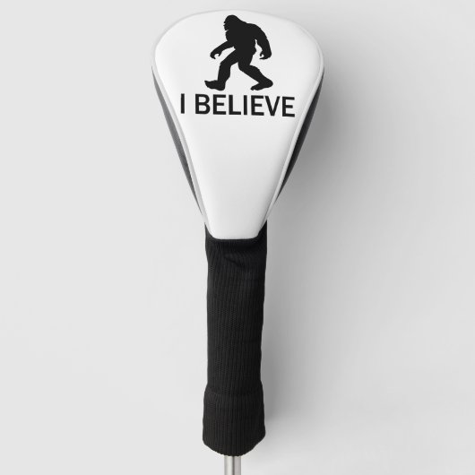 Ik geloof in Bigfoot Golfheadcover (Voorkant)