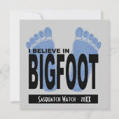 Ik geloof in Bigfoot Kaart (Voorkant)