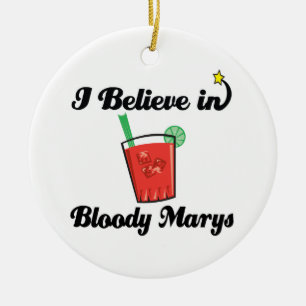 ik geloof in bloody marys keramisch ornament