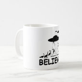 Ik geloof in buitenaardse wezens koffiemok (Voorkant links)
