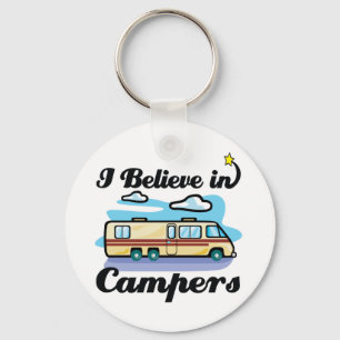 ik geloof in campers sleutelhanger