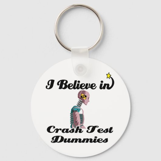 ik geloof in crashtestdummies sleutelhanger (Voorkant)
