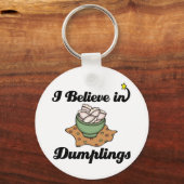 ik geloof in dumplings sleutelhanger (Voorkant)