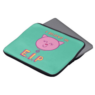 Ik geloof in E.I.P.-laptophoes Laptop Sleeve