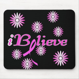 IK GELOOF IN EEN Cure for Breast Cancer Muismat