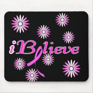 IK GELOOF IN EEN Cure for Breast Cancer Muismat