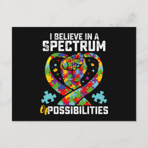 Ik geloof in een spectrum van mogelijkheden voor a briefkaart
