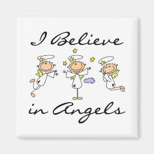 Ik geloof in engel T-shirts en cadeaus Magneet