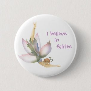 Ik geloof in Fairies Button