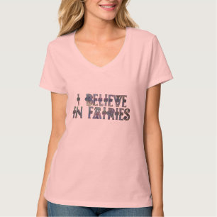 Ik geloof in Fairies Celtic Knot Design T-shirt