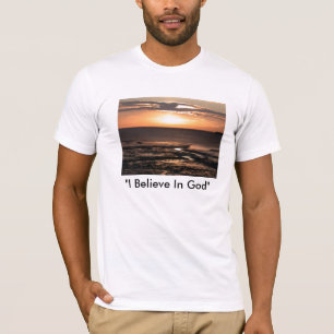 "Ik geloof in God" T-shirt