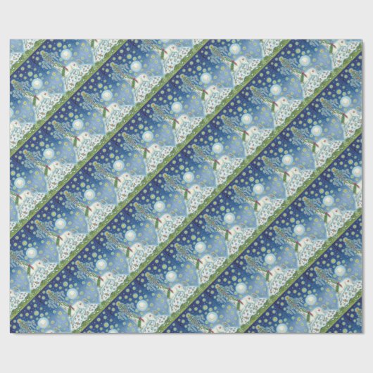 Ik geloof in het kerstunicorn WRAPPER PAPIER (Vlak)