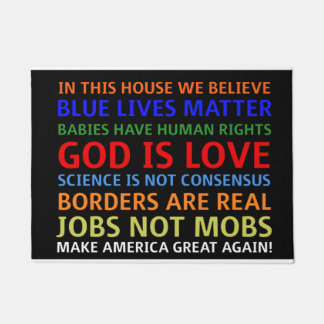 Ik geloof in het MAGA-hormoon Deurmat