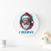 Ik geloof in het ontwerp van de Kerstman Graffiti- Grote Klok (Huis)