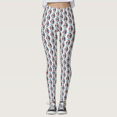 Ik geloof in het ontwerp van de Kerstman Graffiti- Leggings (Voorkant)