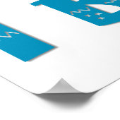 Ik geloof in het ontwerp van de Kerstman Graffiti- Poster (Hoek)