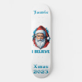 Ik geloof in het ontwerp van de Kerstman Graffiti- Skateboard (Voorkant)