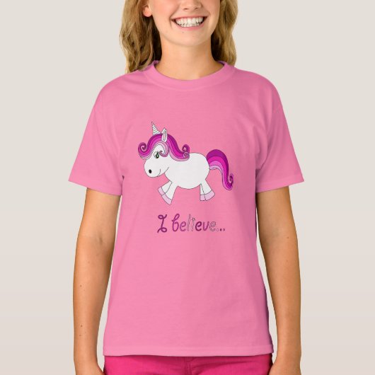 Ik geloof in het roze t-shirt (Voorkant)
