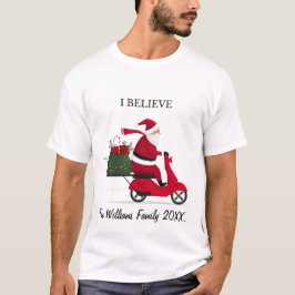 Ik geloof in het Santa T-shirt