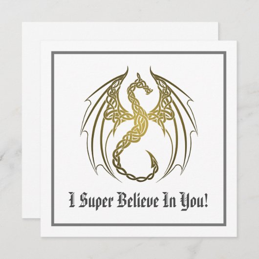 Ik geloof in je platte kaart (Voorkant / Achterkant)