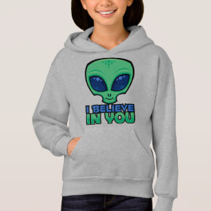 Ik geloof in je vriendelijke Cartoon Alien