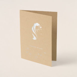 Ik geloof in je vriendschap folie kaarten