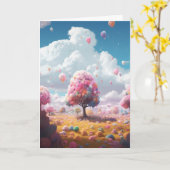 Ik geloof in jou, het leven zal beter worden kaart (Gele Bloem)