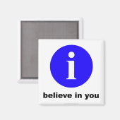 ik geloof in jou - Magnet Magneet (Voorkant / Achterkant)