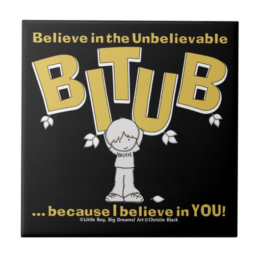 Ik geloof in JULLIE! Tegeltje (Voorkant)